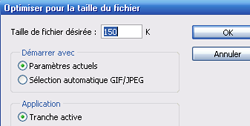 optimiser la taille