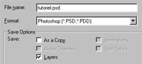 save as PSD